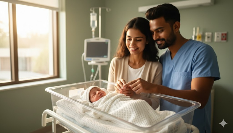 gemini New Born Baby Girl Prompt