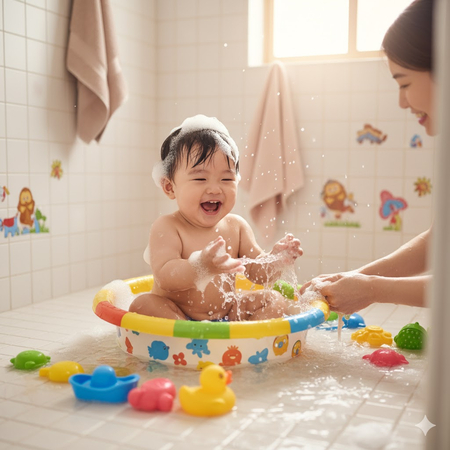 gemini prompt for baby bath