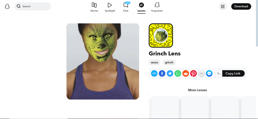 grinch filter app