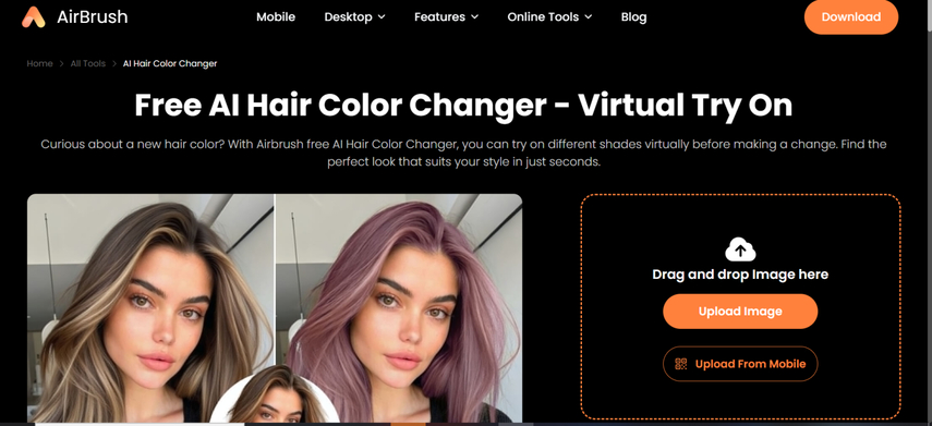 hair color changer ai