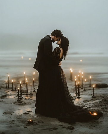 halloween wedding photo shoot ideas