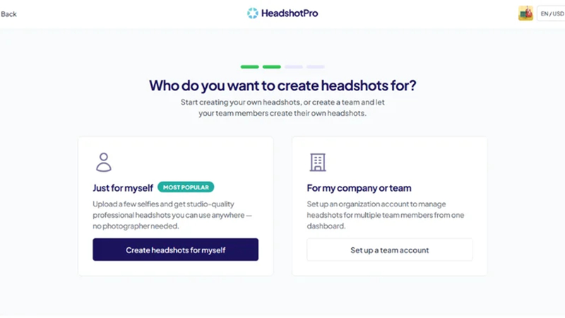 generate headshots with headshots pro