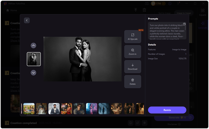 hitpaw fotorpea prompt for couples