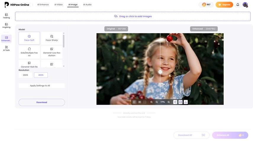 hitpaw online photo blur remover