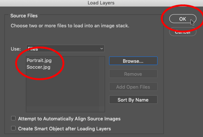 كيفية دمج صورتين في فوتوشوب