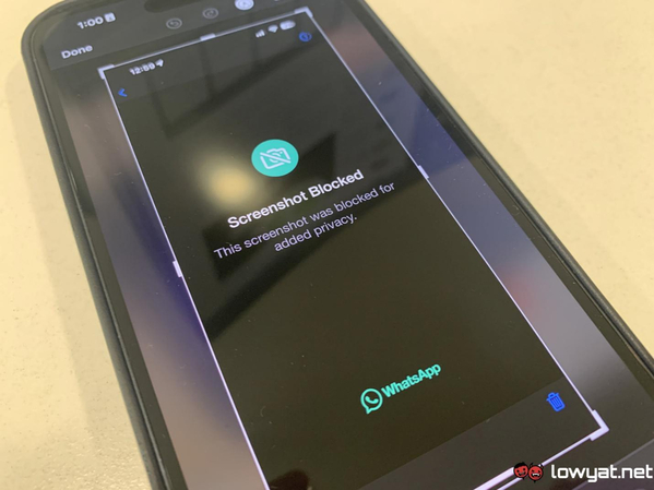 how to save one time photo in whatsapp