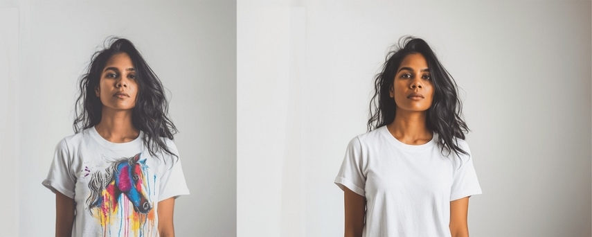 editing shirt image inpainting