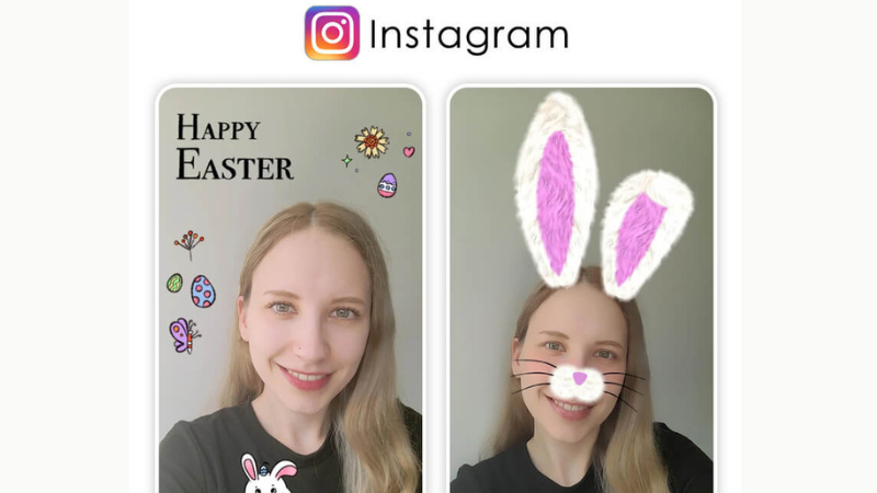 instagram cat ears filter example