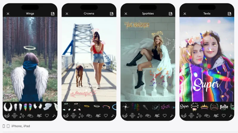 angel wings photo editor make