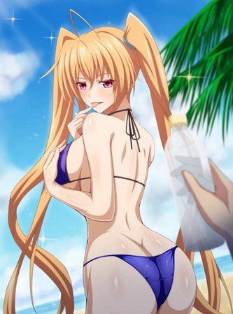 girl standing on beach