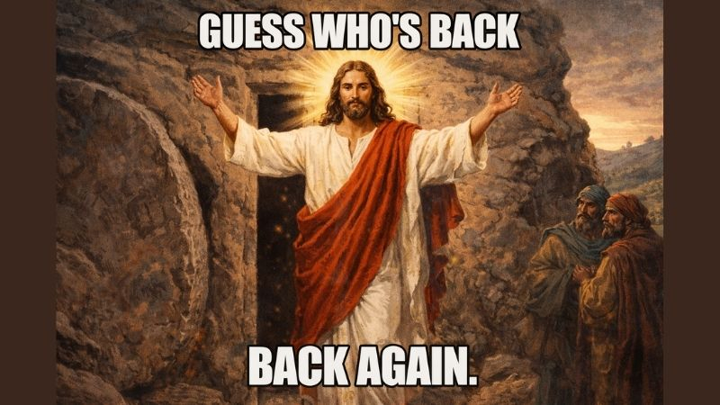 original jesus easter meme formats history