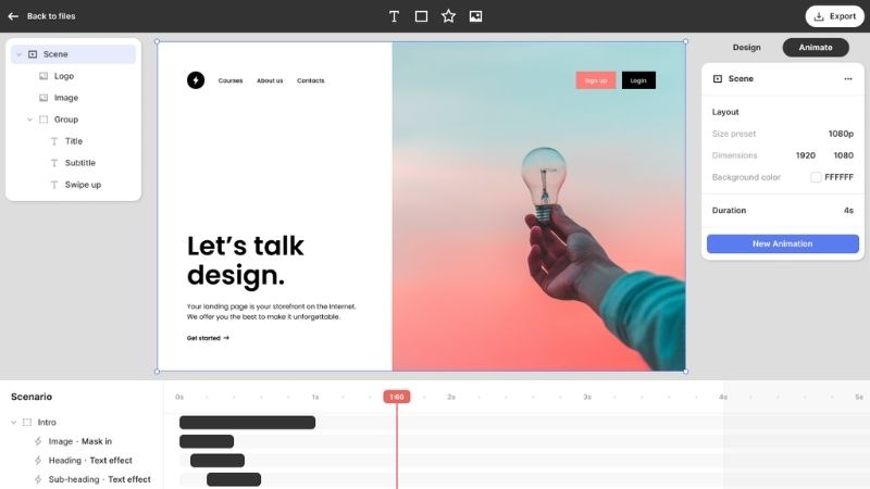 jitter motion design tool