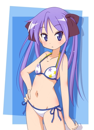 kagami hiiragi in bikini