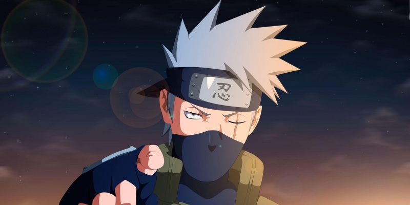 kakashi hatake en anime naruto