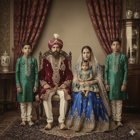 late 1800 family portrait