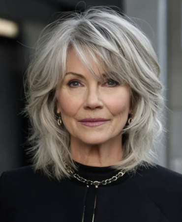 medium shag for women over 60