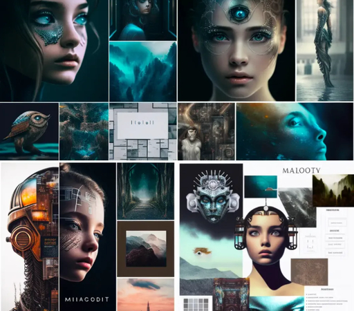 Midjourney mood board for sale