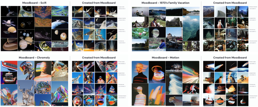 Midjourney mood board for sale