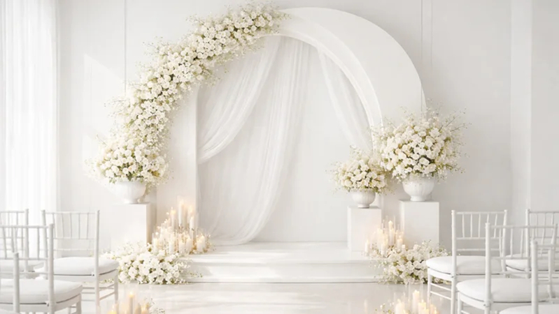 modern minimalist wedding