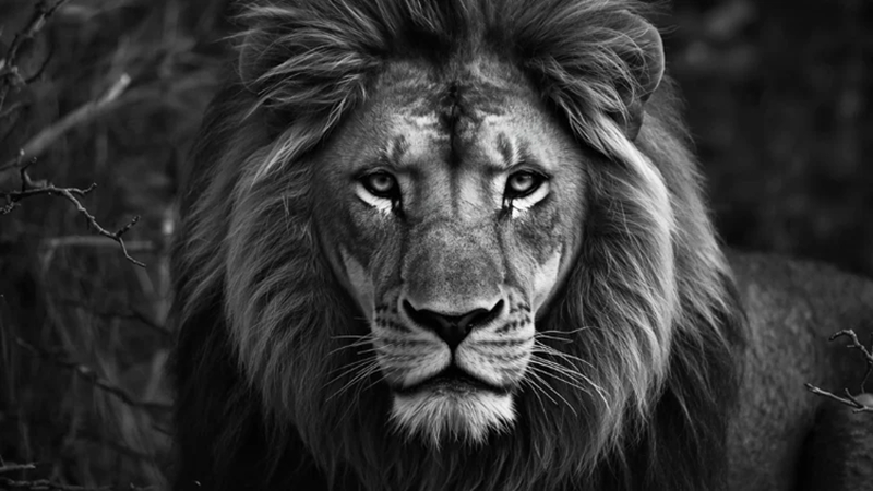 monochrome fine art wildlife photography