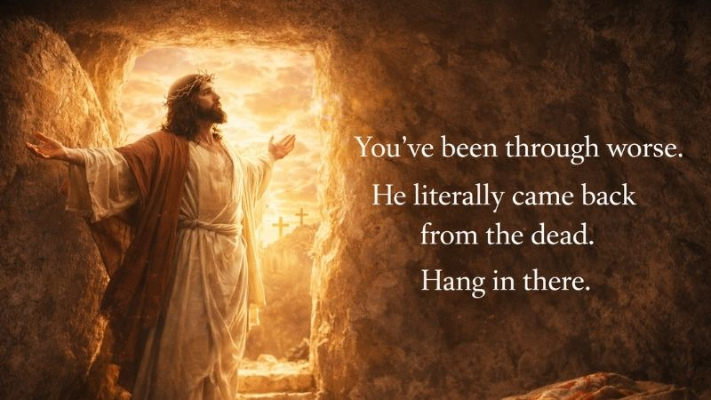 motivational inspirational jesus easter meme