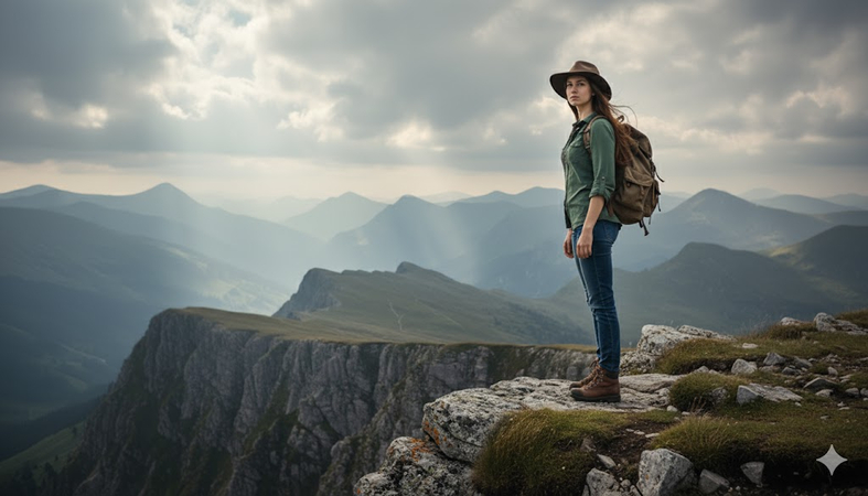 mountain shot for girls