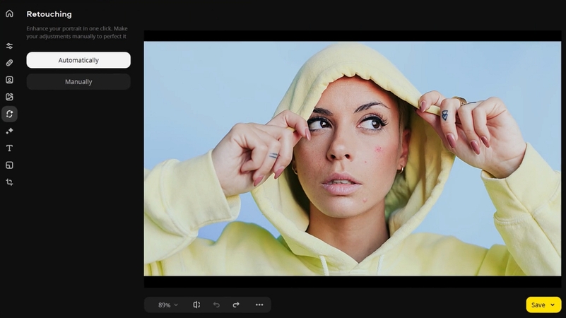 enhance wrinkle skin with movavi