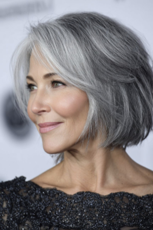 natural gray lob for women over