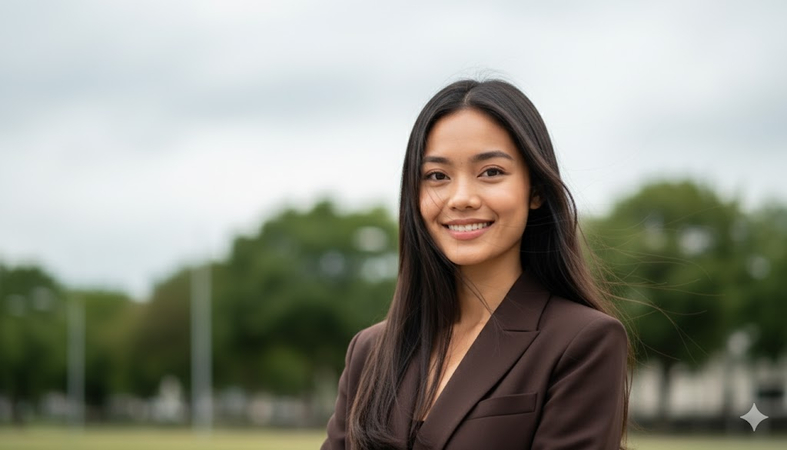 outdoor headshot prompt