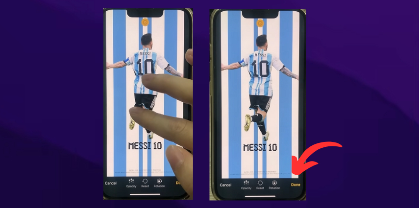 overlay method to add people to photo on iphone