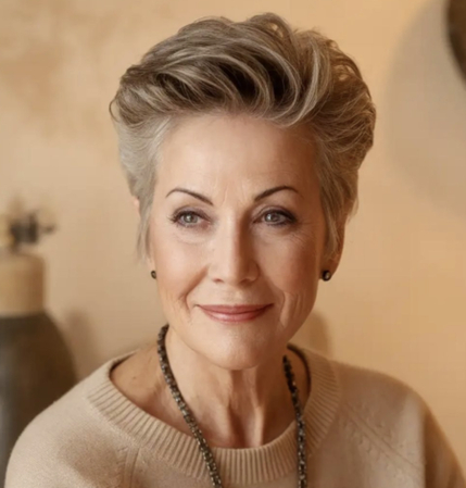pixie cut hair for woman over 60