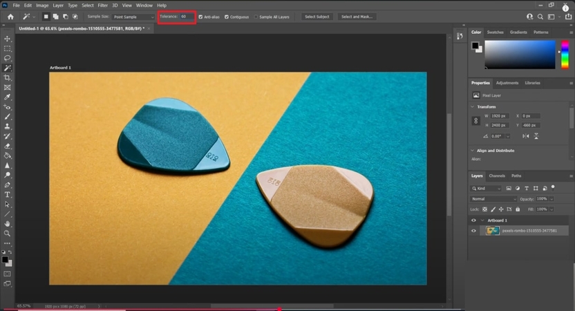choose the required tolerance of tool