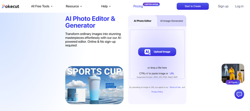 pokecut ai formal attire editor application