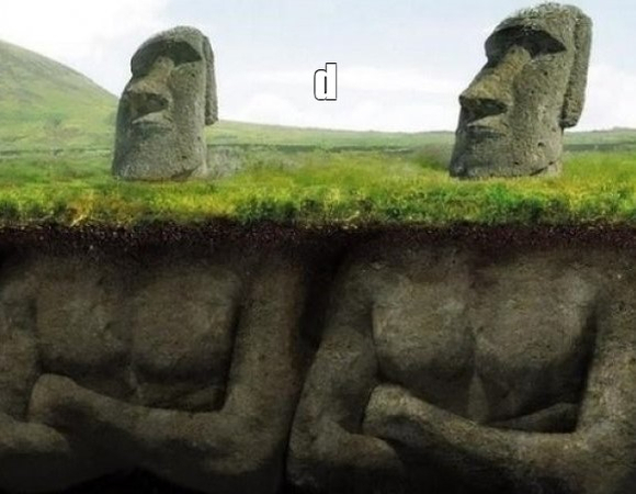 different meme format for easter island head meme