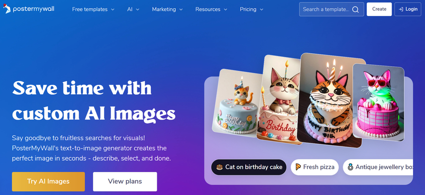 postermywall ai tool for poster design