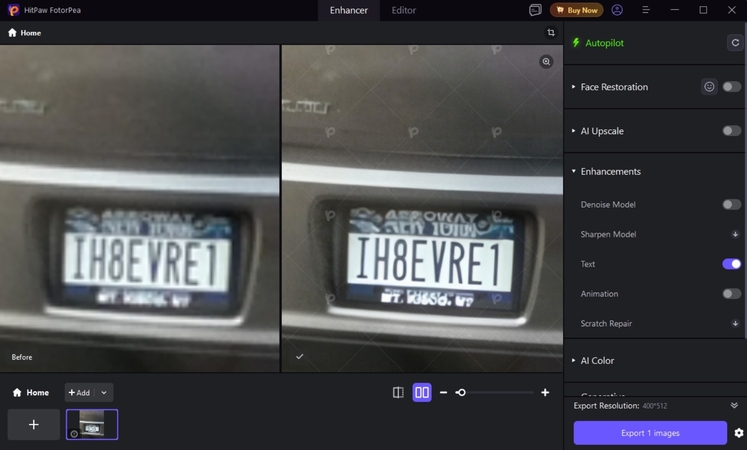 放大預覽並儲存