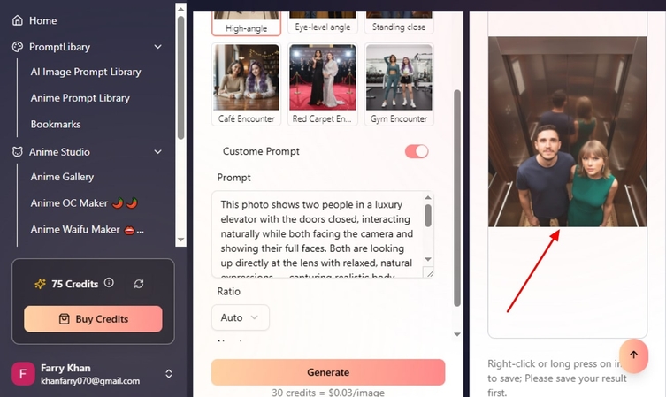 save the image to use later