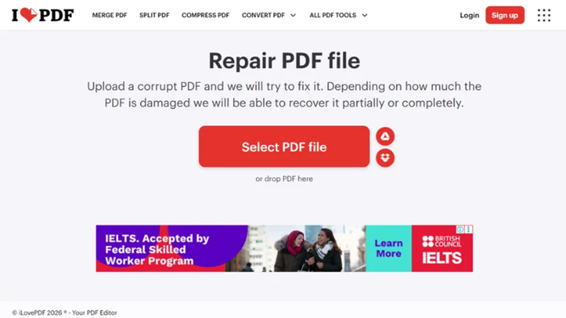 손상된 PDF 파일을 복구하는 도구
