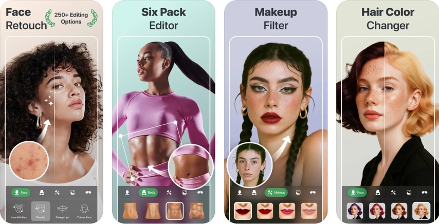 remove blemishes with retouchme app