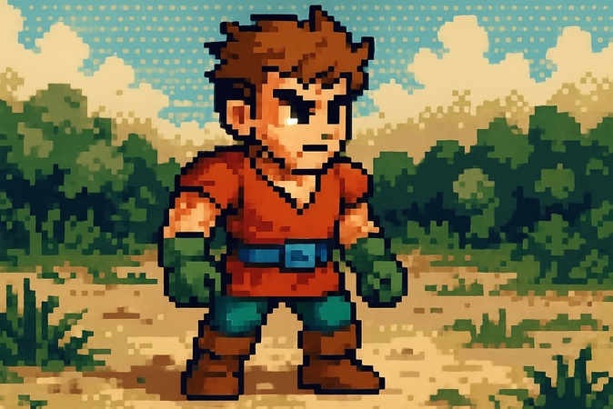 픽셀 아트 레트로 음영