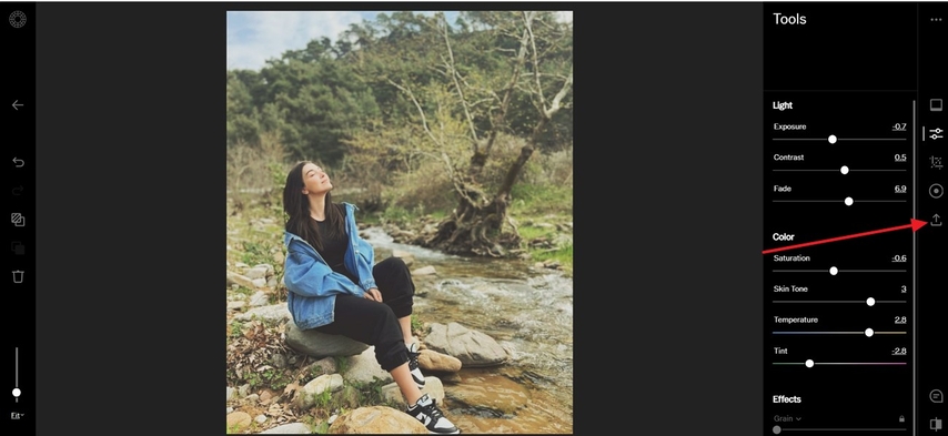 export your image after reviewing