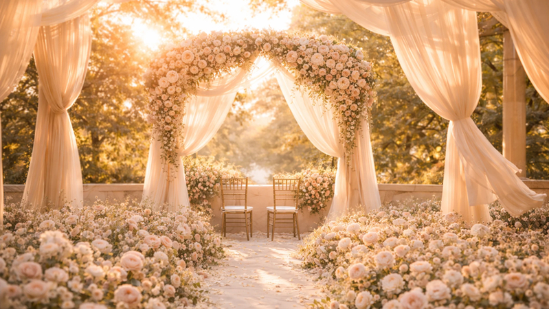 romantic wedding