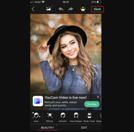 finalize photo and save it