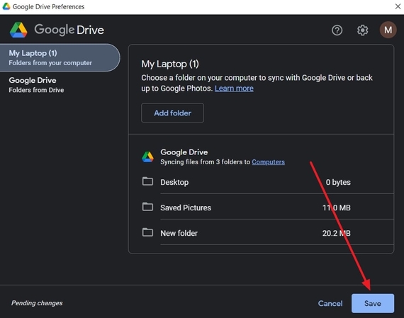 컴퓨터에 폴더 저장