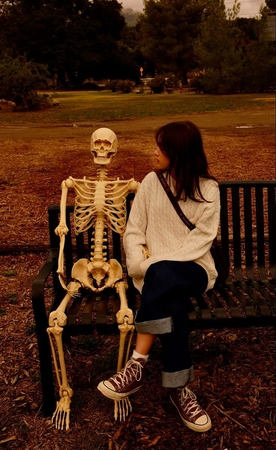 scary skeleton photos ideas
