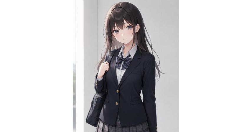 School Uniform Anime Character