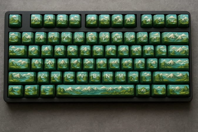 explore landscape keycap ideas