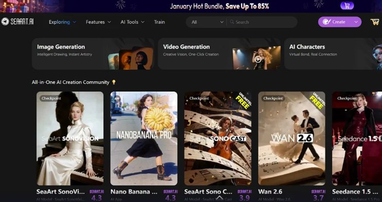 seaart ai free alternatives to krea ai image generator