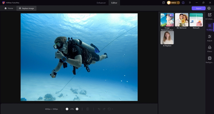 replace objects with ai in fotorpea