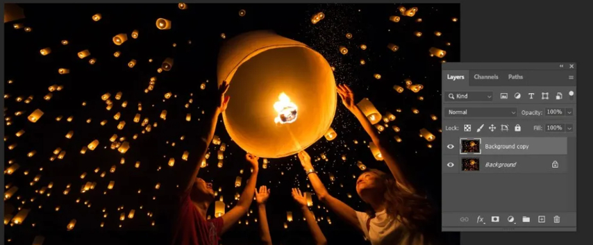 choose image suitable for bokeh effect